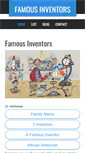 Mobile Screenshot of famousinventors.org